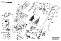 Bosch 3 600 H81 A72 ROTAK 34 Lawnmower Spare Parts